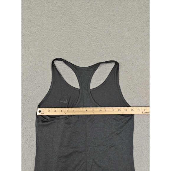 Nike Dri Fit Womens Medium Gray‎ Balance Tank Top Athletic Running Gym Training - Picture 9 of 10